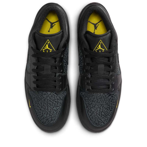 Air Jordan 1 Low SE 'Elephant Print' - Black/Tour Yellow