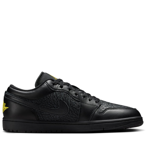 Air Jordan 1 Low SE 'Elephant Print' - Black/Tour Yellow
