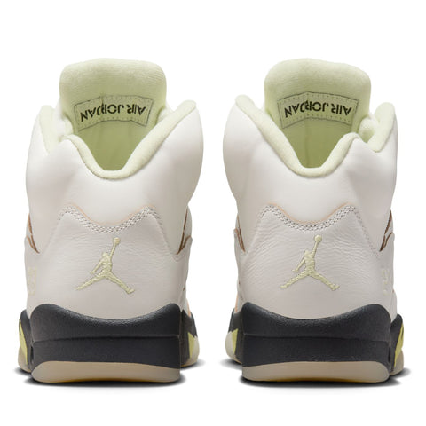 Women's Air Jordan 5 Retro - Sail/Luminous Green