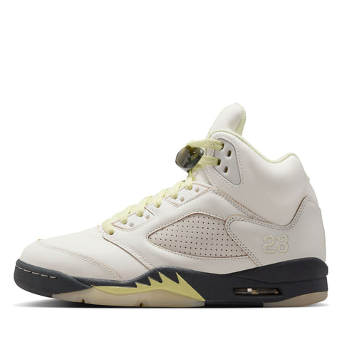 Women's Air Jordan 5 Retro - Sail/Luminous Green