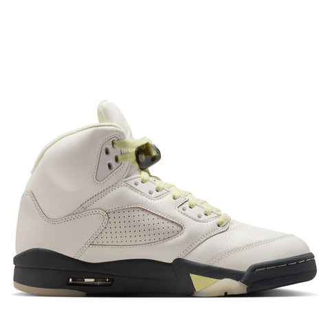 Women's Air Jordan 5 Retro - Sail/Luminous Green