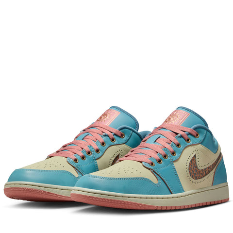 Air Jordan 1 Low SE 'Somos Eternos' - Denim Turquoise/Smoky Blue