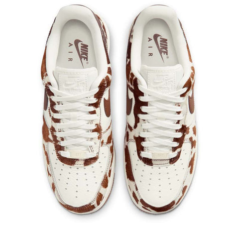 Women's Nike Air Force 1 '07 'Cow Print' - Field Brown/Sail