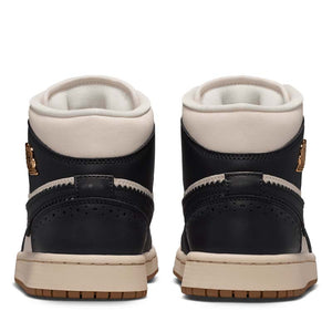 Women's Air Jordan 1 Mid SE - Off Noir/Chalk