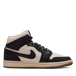 Women's Air Jordan 1 Mid SE - Off Noir/Chalk