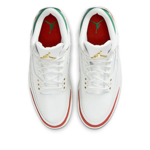 Air Jordan 3 Retro 'El Vuelo' - Summit White/Metallic Gold