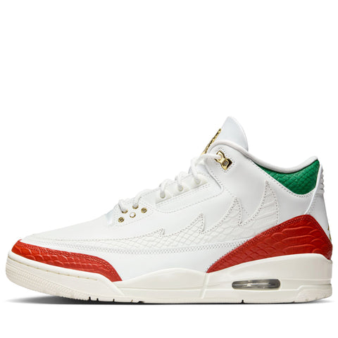 Air Jordan 3 Retro 'El Vuelo' - Summit White/Metallic Gold