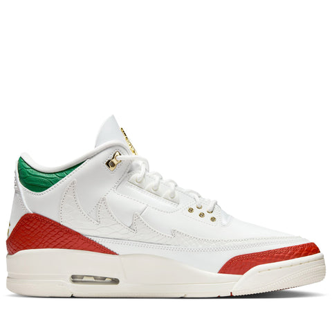 Air Jordan 3 Retro 'El Vuelo' - Summit White/Metallic Gold