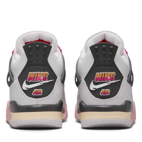 Air Jordan 4 Retro 'Comic' (GS) - Off White/Fire Pink