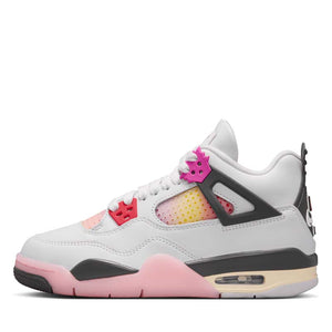 Air Jordan 4 Retro 'Comic' (GS) - Off White/Fire Pink