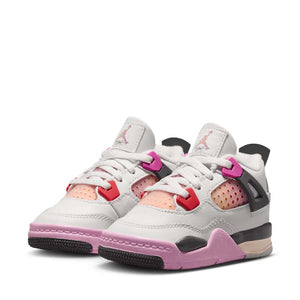 Jordan 4 Retro 'Comic' (TD) - Off White/ Fire Pink