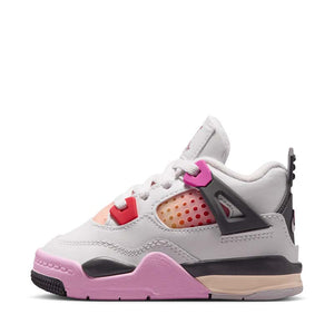 Jordan 4 Retro 'Comic' (TD) - Off White/ Fire Pink