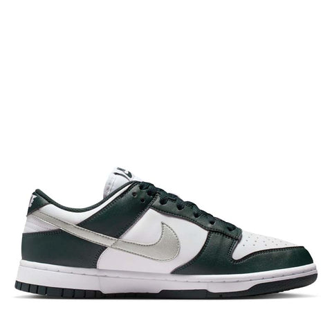 Women's Nike Dunk Low - Seaweed/Metallic Silver