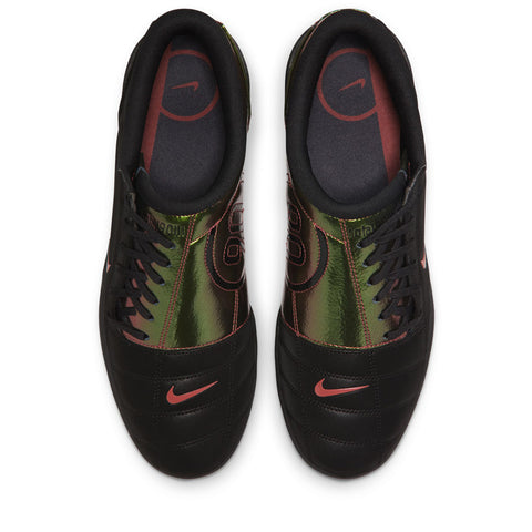 Nike T90 Premium Tiempo - Black/Red Sepia