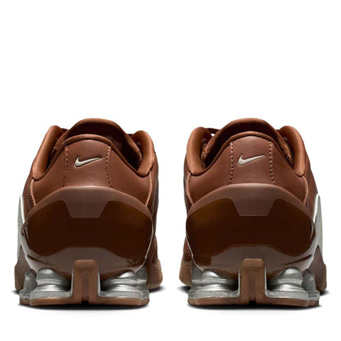 Women's Nike T90 Shox Magia - Pecan/Metallic Silver