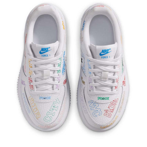 Nike Force 1 Low LV8 3 'On Tour' (PS) - White/White