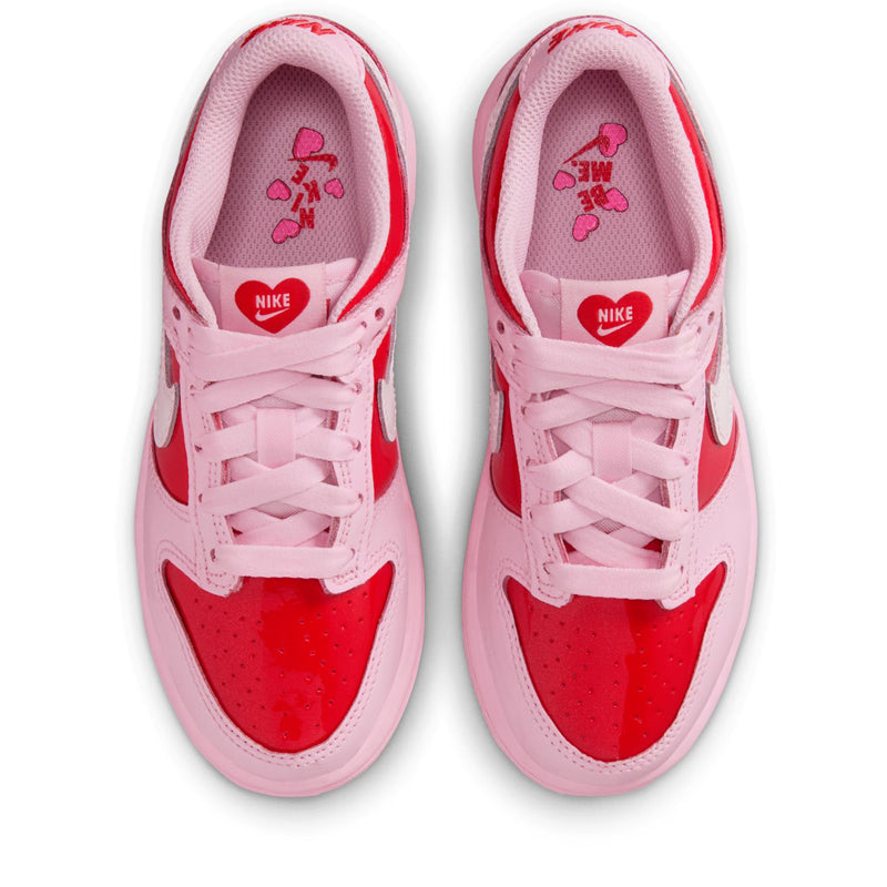 nike dunk low pink red white stores