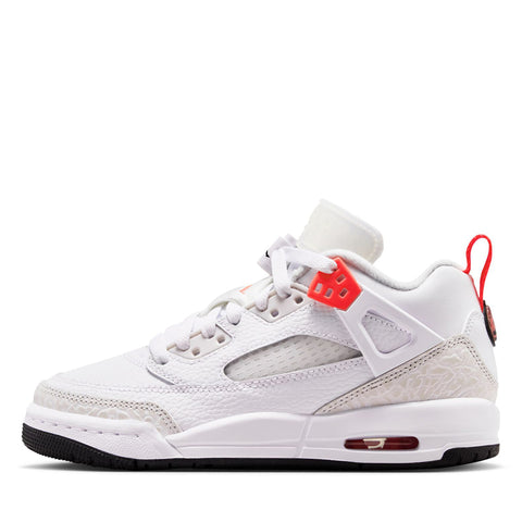 Jordan Spizike Low (GS) - White/Bright Crimson