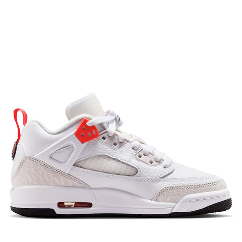 Jordan Spizike Low (GS) - White/Bright Crimson