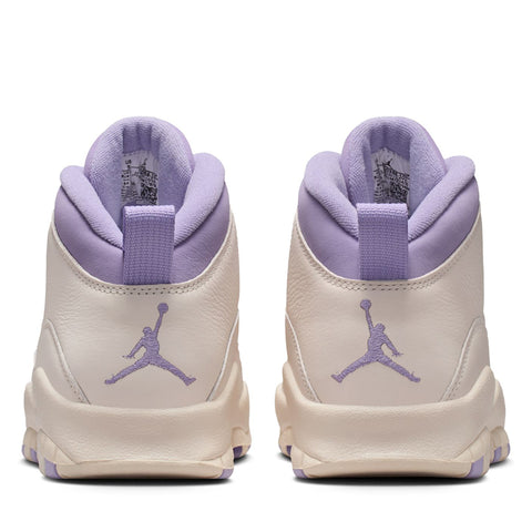 Women's Air Jordan 10 Retro - Chalk/Hydrangeas