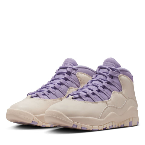 Women's Air Jordan 10 Retro - Chalk/Hydrangeas