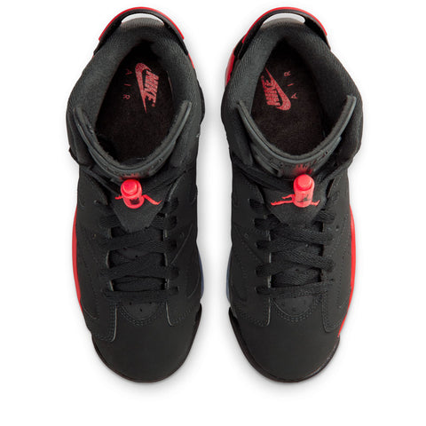 Air Jordan 6 Retro 'Reverse Infrared' (GS) - Black/Light Crimson