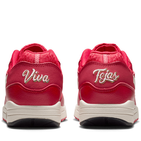 Nike Air Max 1 'Rangers' - Gym Red/Natural