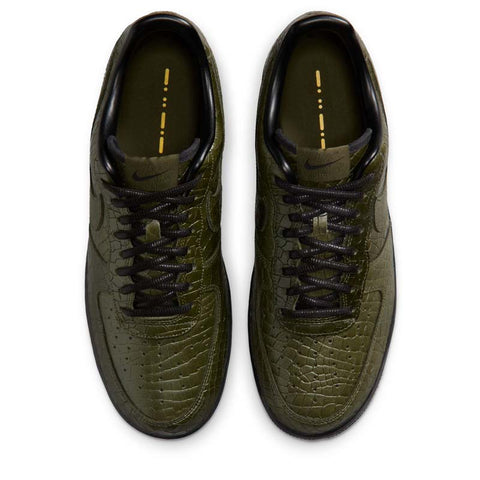Nike Air Force 1 '07 Premium 'Croc Skin' - Cargo Khaki/Black