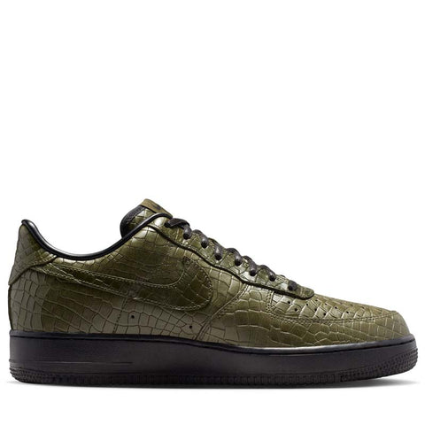 Nike Air Force 1 '07 Premium 'Croc Skin' - Cargo Khaki/Black