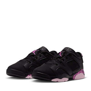 Jordan 6 Retro Low (PS) - Black/Laser Fuchsia
