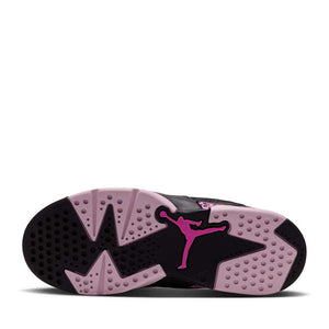 Jordan 6 Retro Low (PS) - Black/Laser Fuchsia