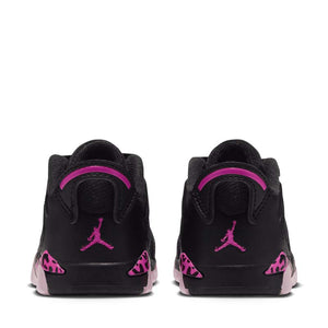 Jordan 6 Retro Low (TD) - Black/Laser Fuchsia