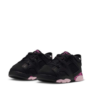Jordan 6 Retro Low (TD) - Black/Laser Fuchsia