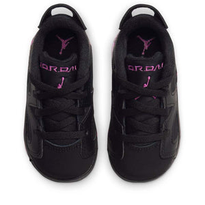 Jordan 6 Retro Low (TD) - Black/Laser Fuchsia