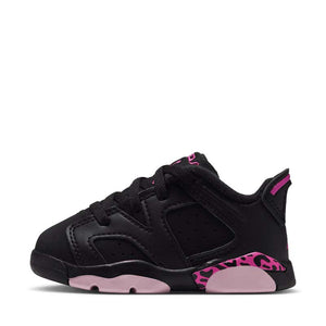 Jordan 6 Retro Low (TD) - Black/Laser Fuchsia