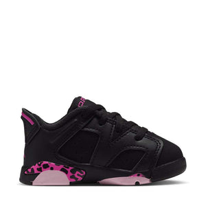 Jordan 6 Retro Low (TD) - Black/Laser Fuchsia