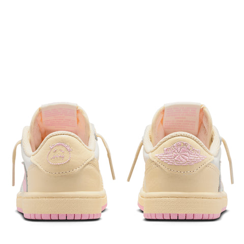 Travis Scott x Jordan 1 Low OG SP (PS) - Muslin/Shy Pink