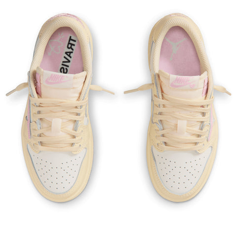 Travis Scott x Jordan 1 Low OG SP (PS) - Muslin/Shy Pink