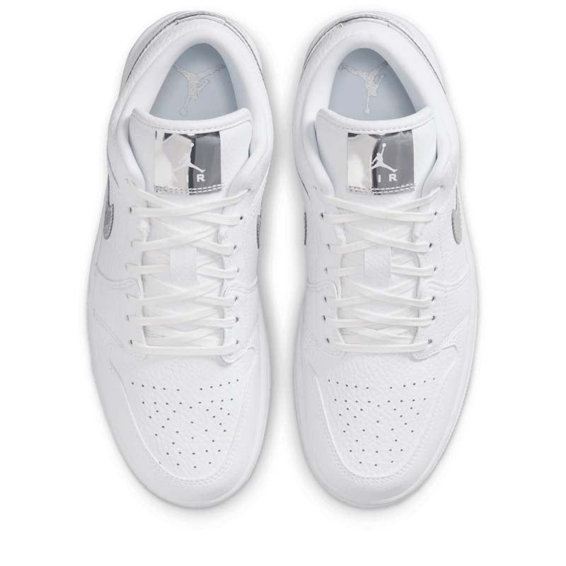 Women's Air Jordan 1 Low SE - White/Metallic Silver – Sneaker Politics