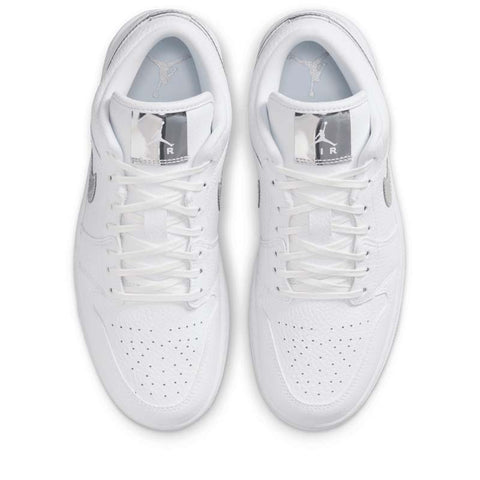 Women's Air Jordan 1 Low SE - White/Metallic Silver