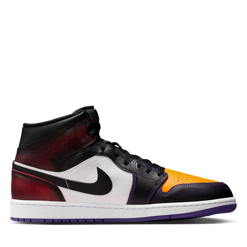 Air Jordan 1 Mid SE 'LA To Chicago' (GS) - True Red/Black