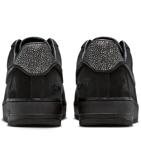 Ja Morant x Nike Air Force 1 Luxe - Black/Metallic Silver