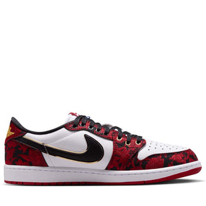 Air Jordan 1 Low OG 'Last Dance At The Garden' - Black/Varsity Red