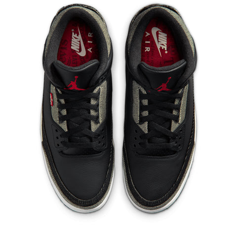 Levi's x Air Jordan 3 - Black/White
