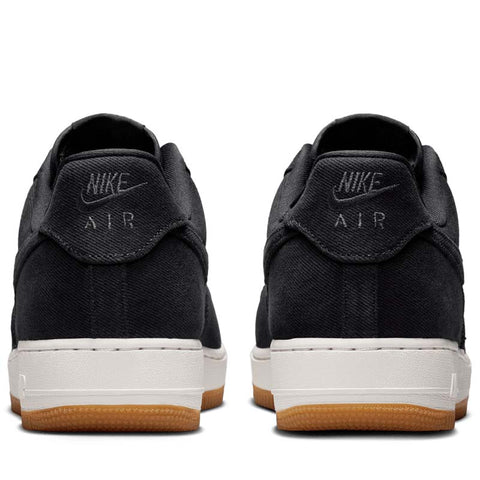 Nike Air Force 1 '07 LV8 'Denim' - Black/Dark Smoke Grey
