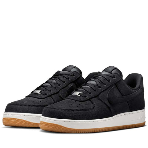 Nike Air Force 1 '07 LV8 'Denim' - Black/Dark Smoke Grey