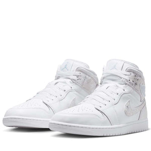 Air Jordan 1 Mid SE - White/Field Silver