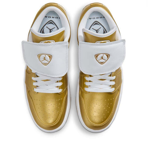 Women's Air Jordan 1 Low 'Tiempo' - Gold/White