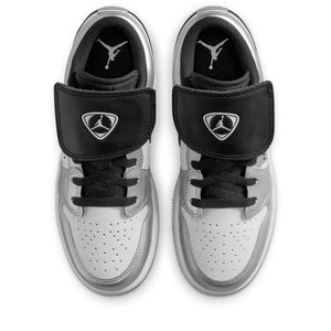 Air Jordan 1 Low SE (GS) - White/Metallic Silver
