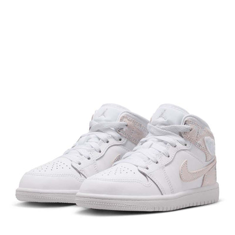 Jordan 1 Mid SE (PS) - White/Field Silver